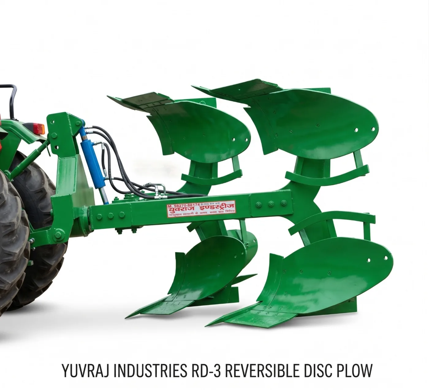 Yuvraj Industries RD-3 reversible disc plough